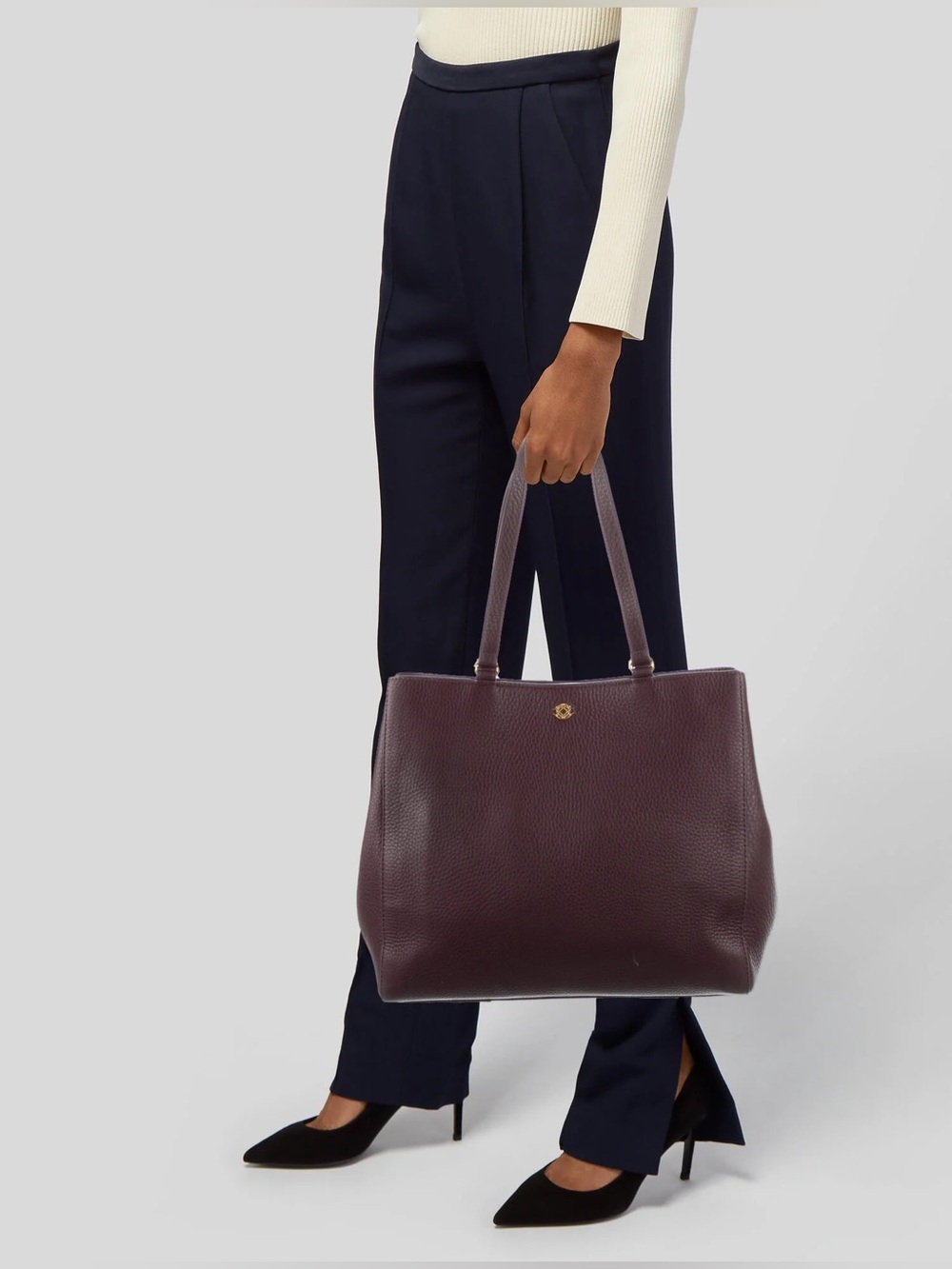 Dagne Dover Allyn Leather Tote